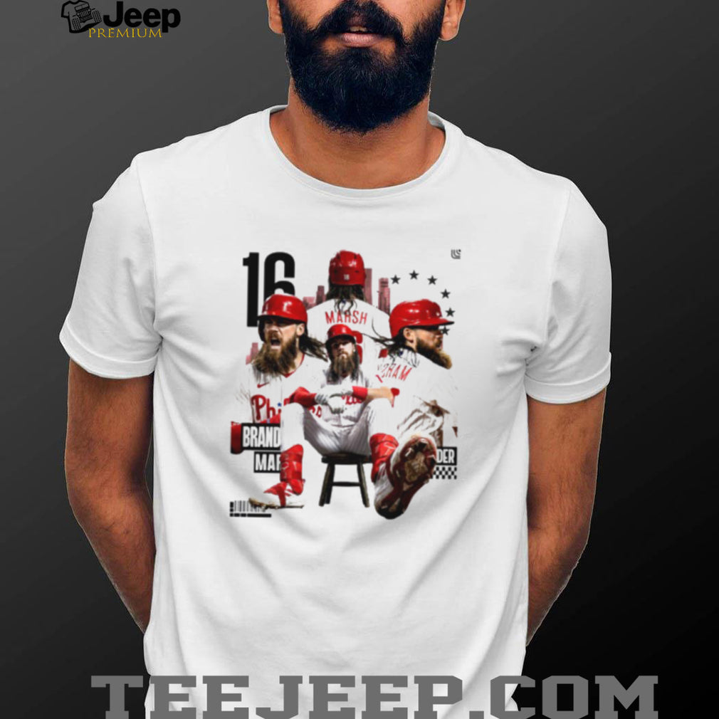 Brandon Marsh Philadelphia Baseball Fan Photo Collage Shirt