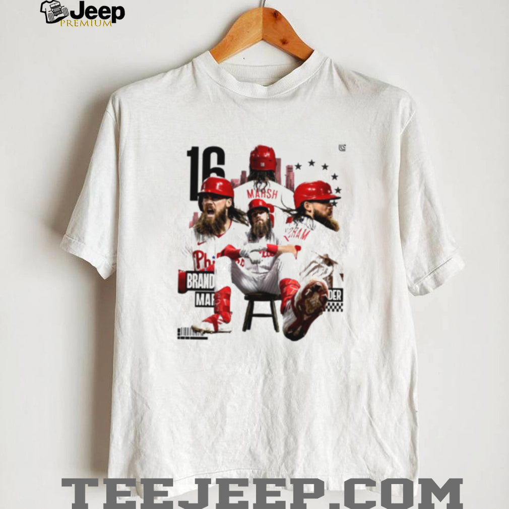 Brandon Marsh Philadelphia Baseball Fan Photo Collage Shirt
