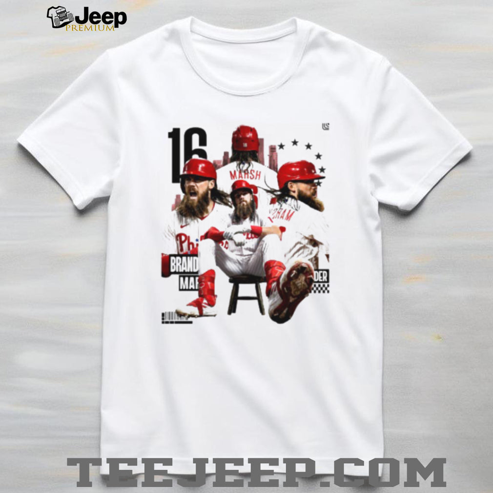 Brandon Marsh Philadelphia Baseball Fan Photo Collage Shirt