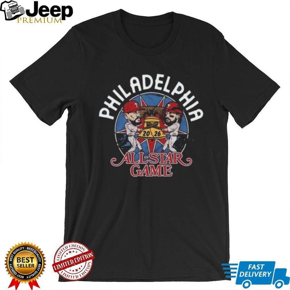 Bryce Harper & Kyle Schwarber Philadelphia Phillies 2026 MLB All Star Game Signatures Shirt