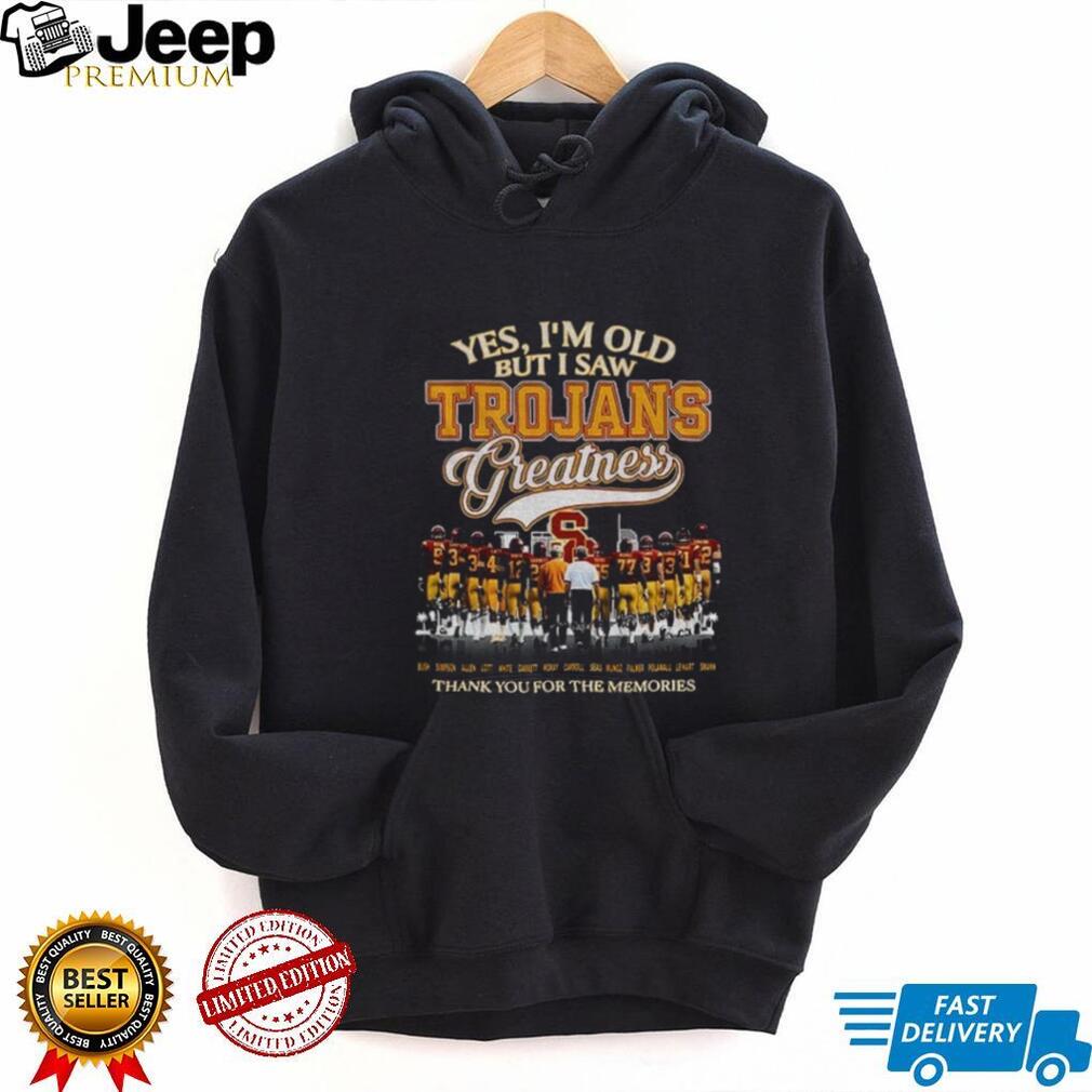 Bush Simpson Allen Lott White Garrett Mckay Carroll Seau Yes I’m Old But I Saw Trojans Greatness Shirt