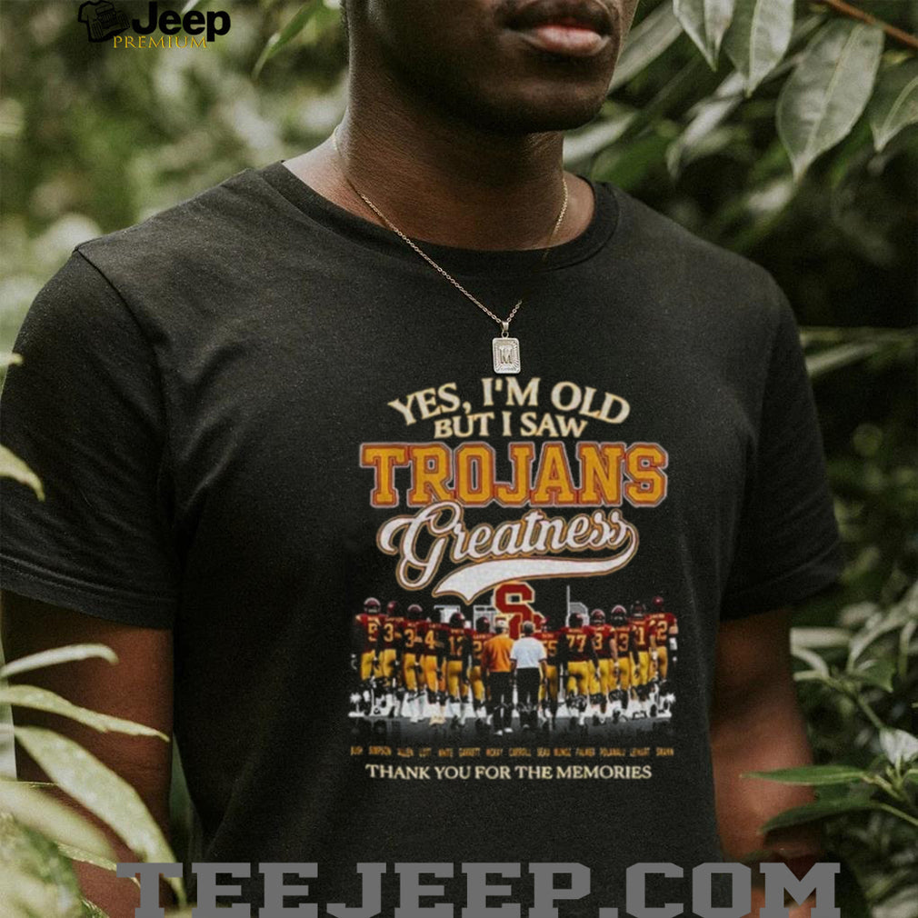 Bush Simpson Allen Lott White Garrett Mckay Carroll Seau Yes I’m Old But I Saw Trojans Greatness Shirt