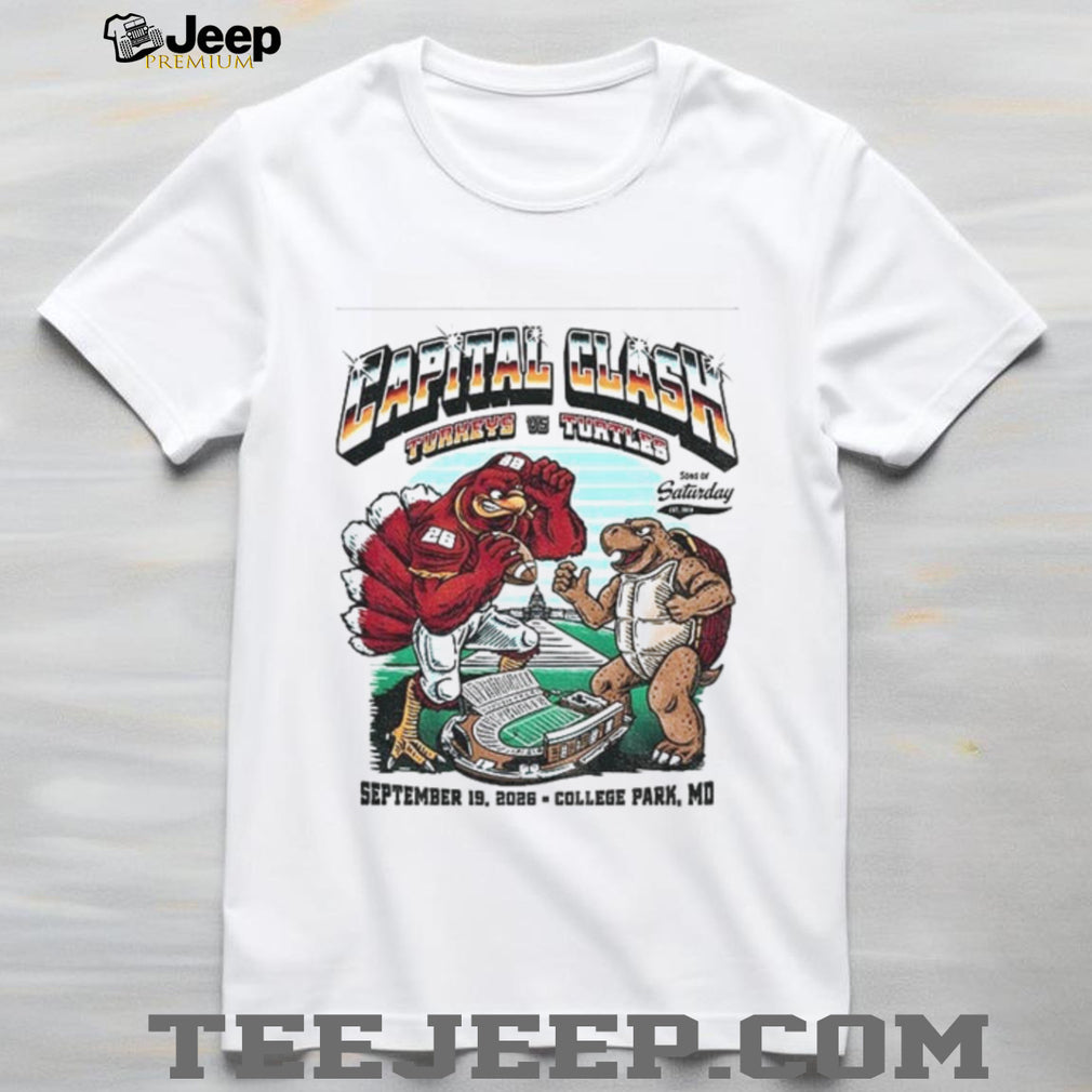 Capital Clash Turkeys vs Turtles sons of Saturday September 19 2026 shirt