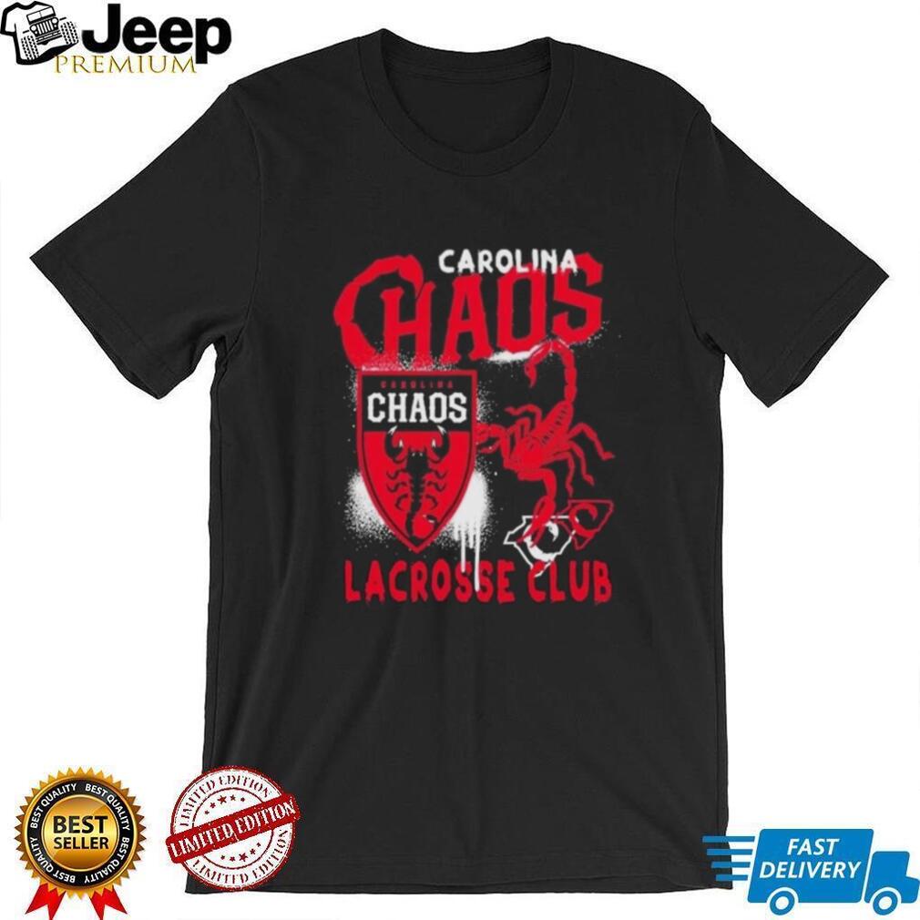 Carolina Chaos Lacrosse Club Scorpion shirt