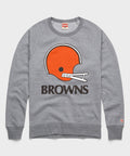 Cleveland Browns Big Helmet Crewneck