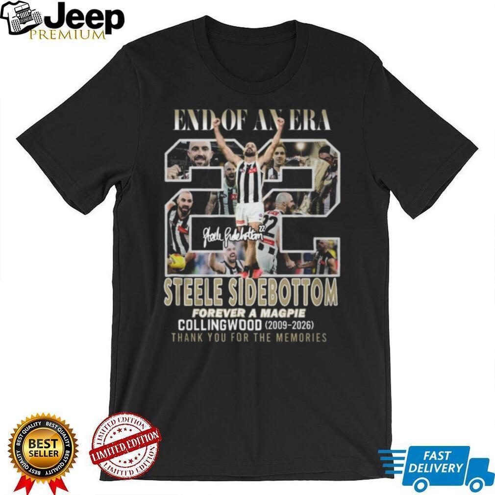 Collingwood Magpies Steele Sidebottom Australian Rules Football Shirt