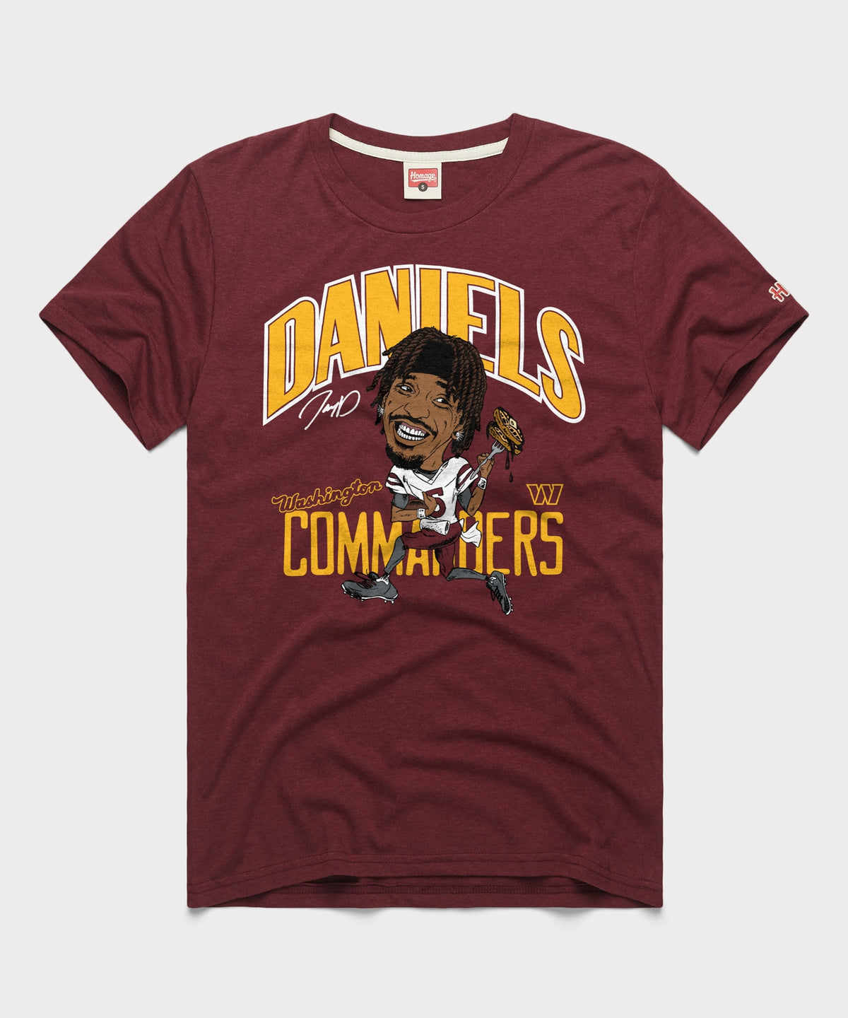 Commanders Jayden Daniels Signature Waffles
