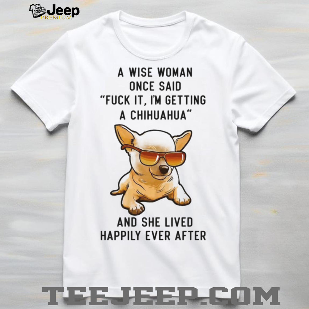 Cute Chihuahua Dog Sunglasses Funny Animal Lover Shirt