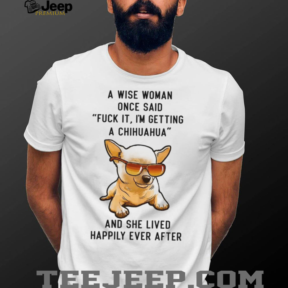 Cute Chihuahua Dog Sunglasses Funny Animal Lover Shirt