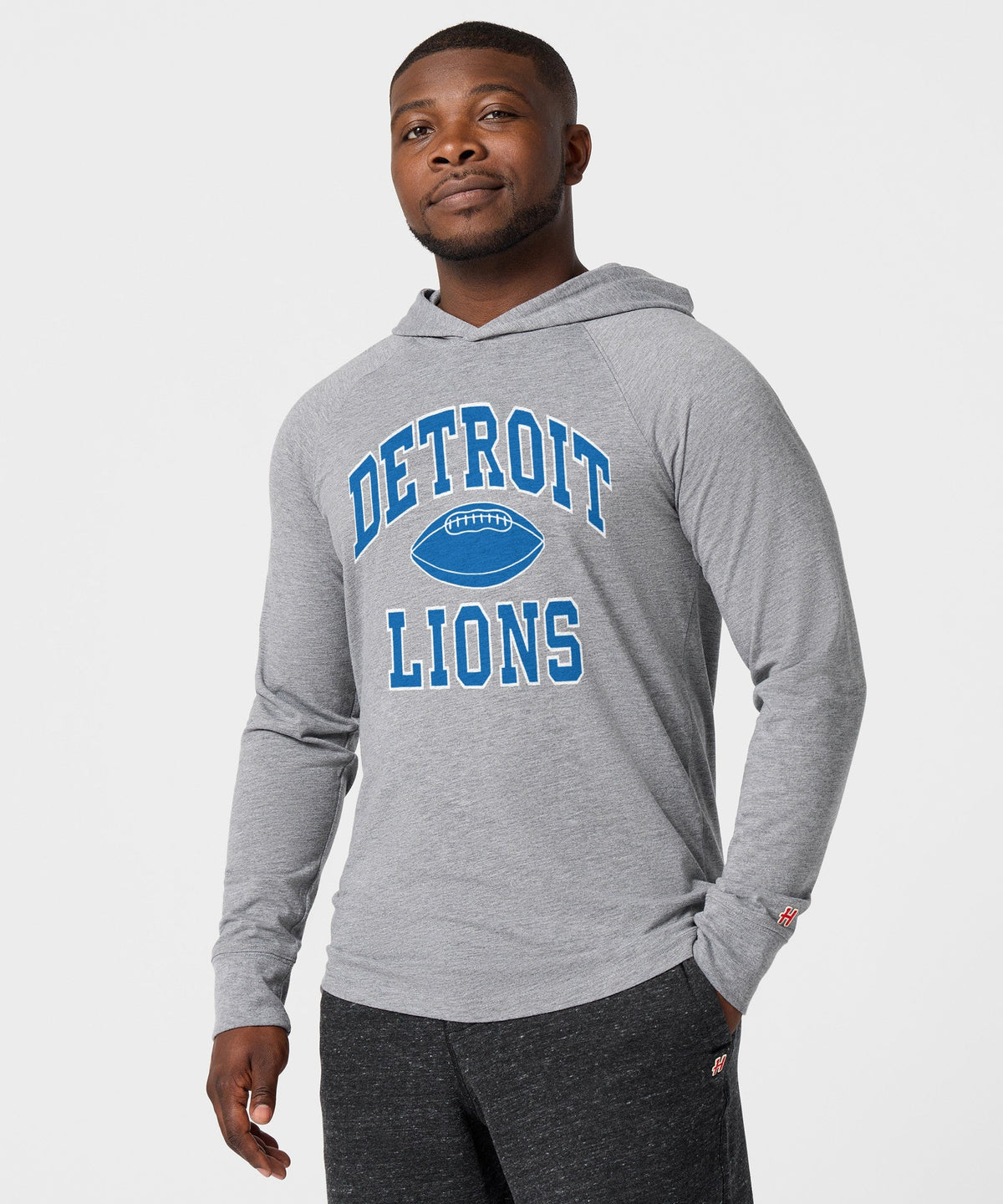 Detroit Lions Gridiron Lightweight Hoodie
