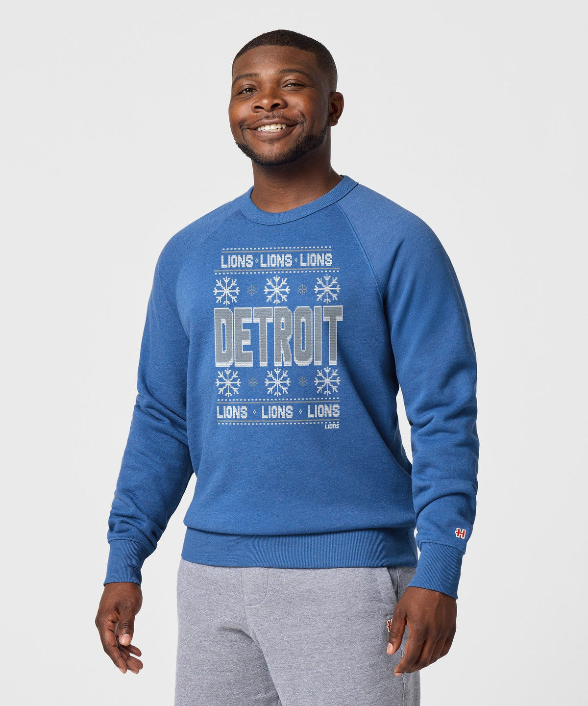 Detroit Lions Holiday Crewneck