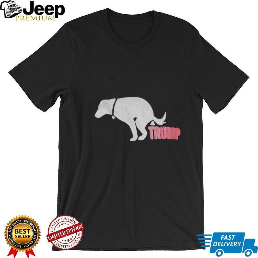 Dog Red Lettering Of Trump Anti Trump Shirt