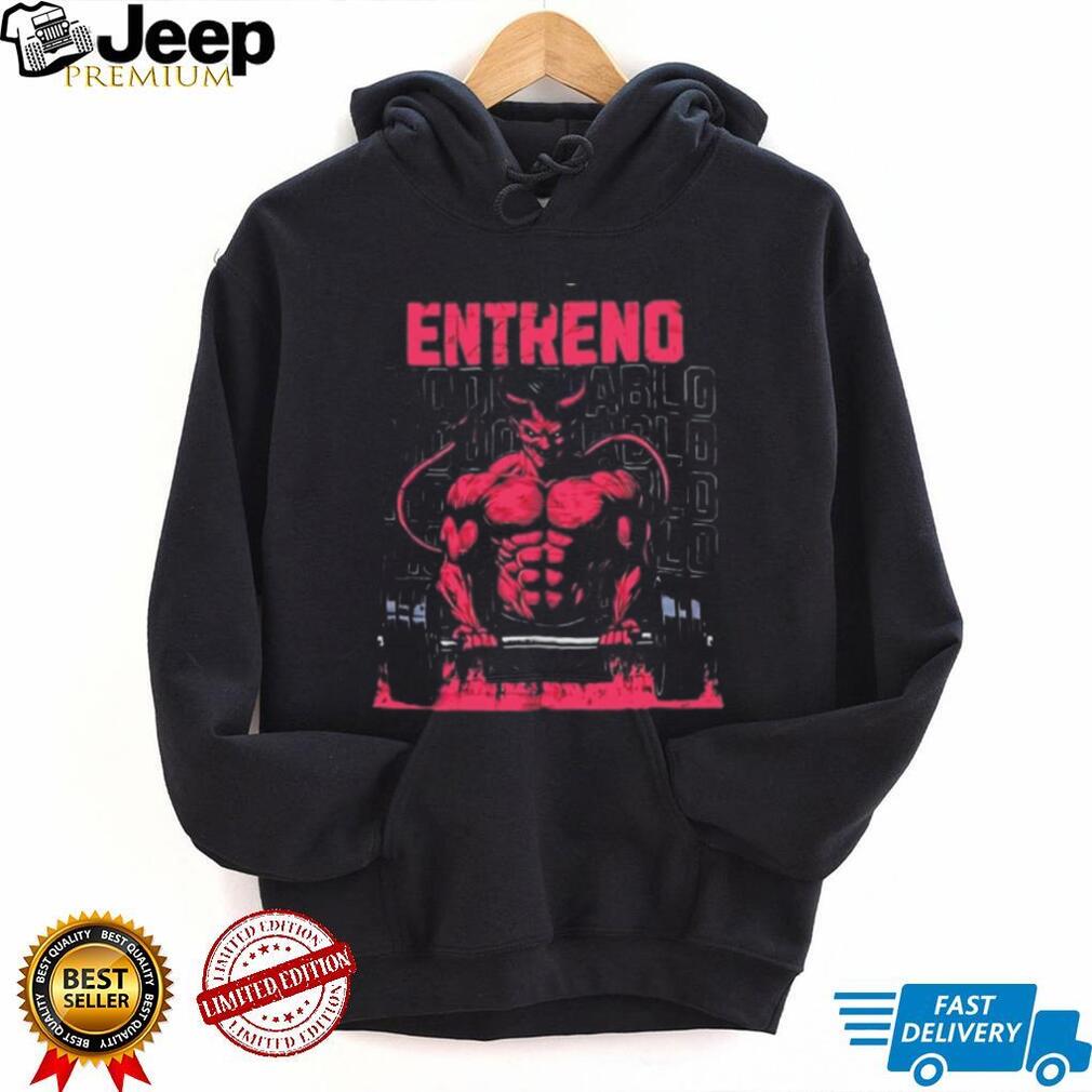 Entreno Modo Diablo Bodybuilder Devil Weightlifting shirt