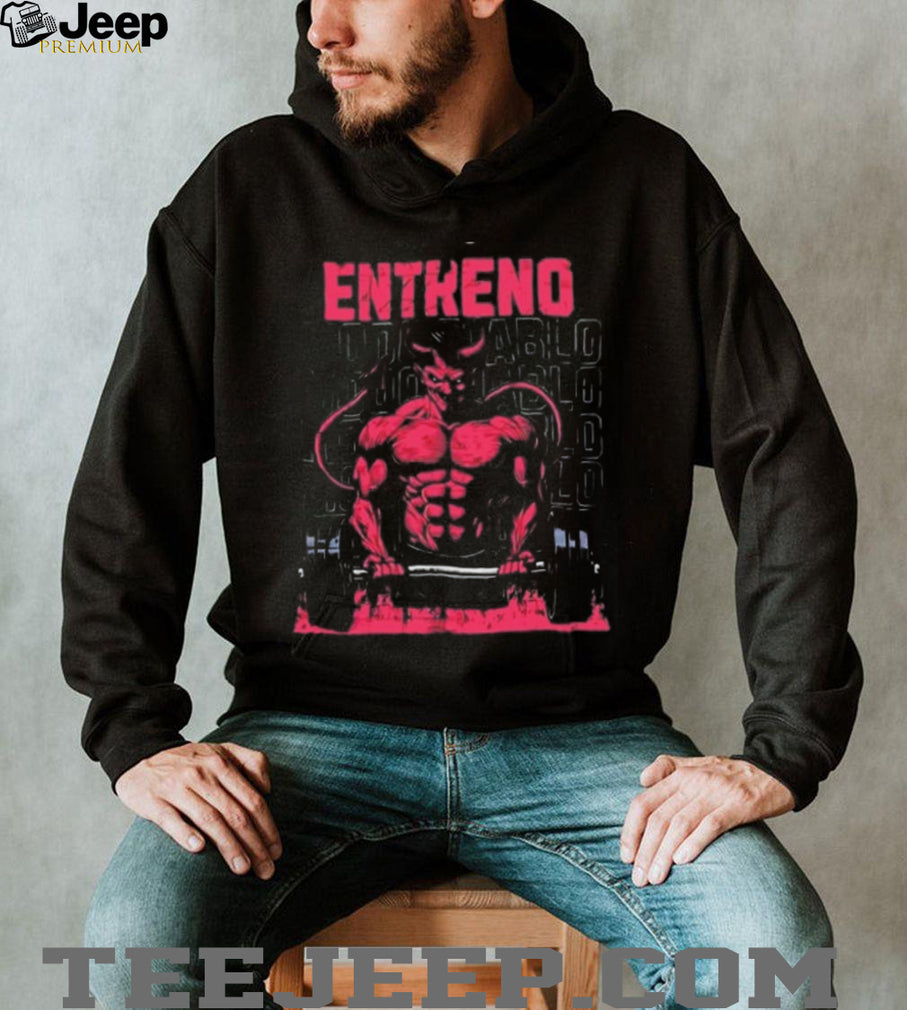 Entreno Modo Diablo Bodybuilder Devil Weightlifting shirt