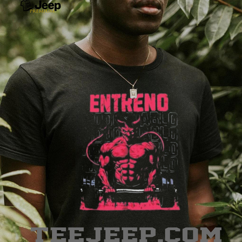 Entreno Modo Diablo Bodybuilder Devil Weightlifting shirt