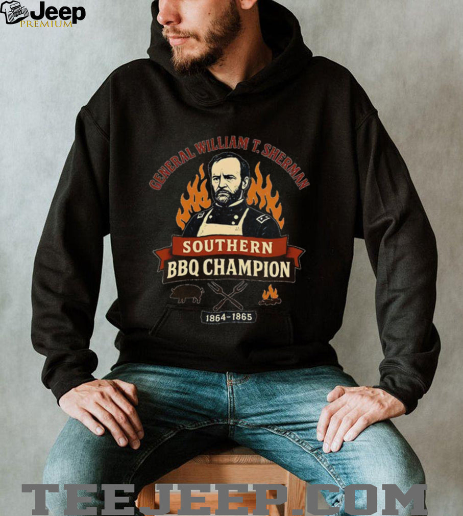 General William T. Sherman Southern BBQ Champion shirt
