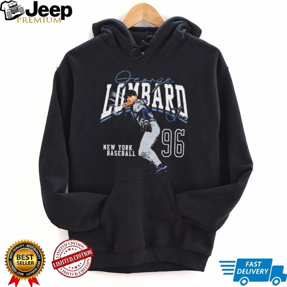 George Lombard Jr. number 96 New York Baseball signature shirt
