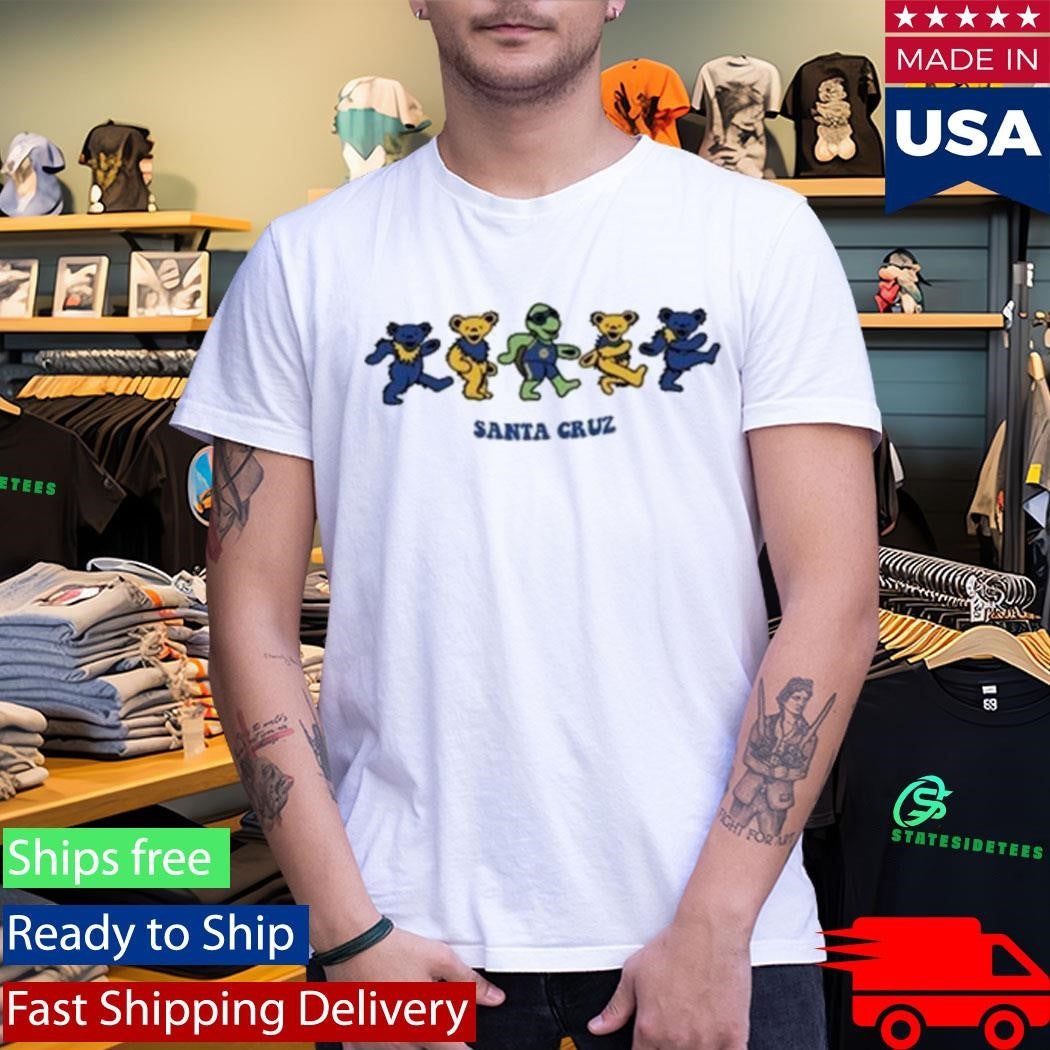Grateful Dead x Santa Cruz Warriors Merchandise Dancing Bears &amp; Mav’Riks T-Shirt