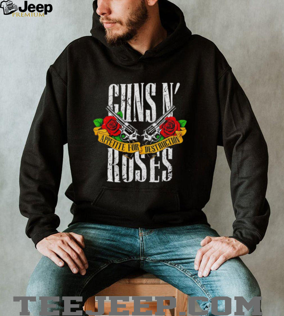 Guns N Roses US Tour 2026 Appetite For Destruction Crossed Guns & Roses shirt