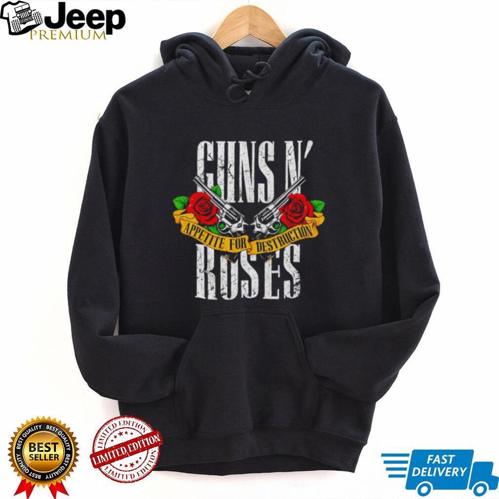 Guns N Roses US Tour 2026 Appetite For Destruction Crossed Guns & Roses shirt