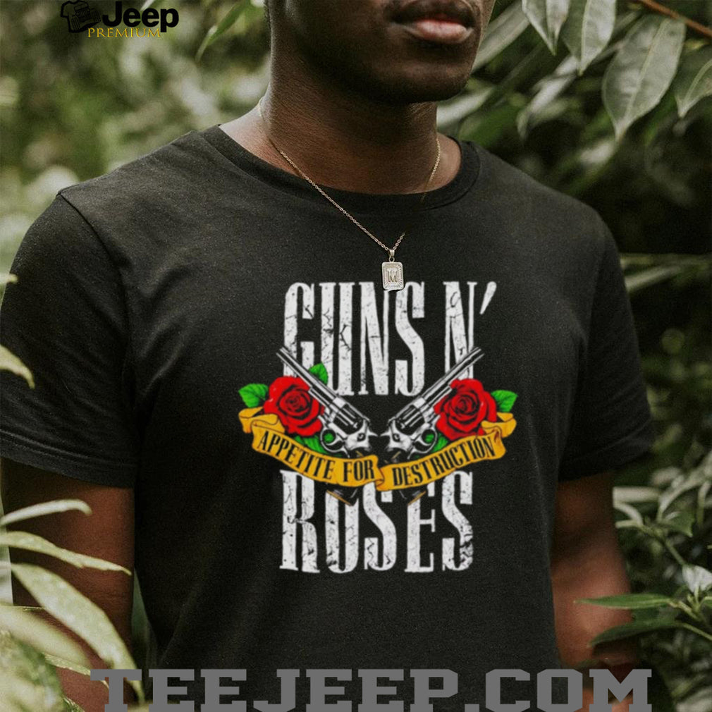 Guns N Roses US Tour 2026 Appetite For Destruction Crossed Guns & Roses shirt