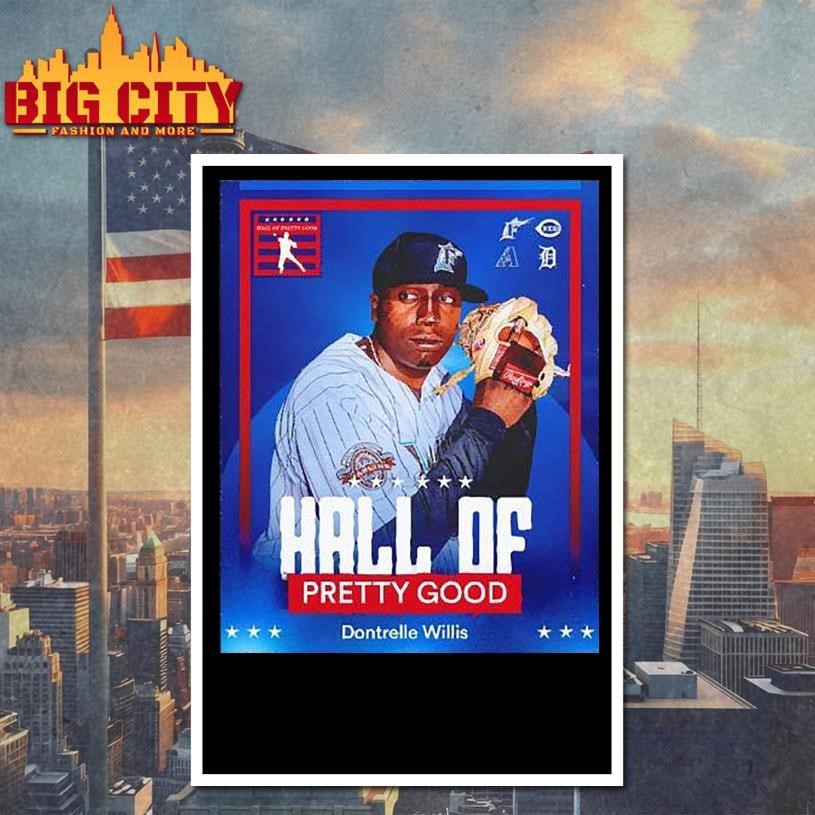 Hall of Pretty Good Dontrelle Willis Detroit Tigers graphic Shirt