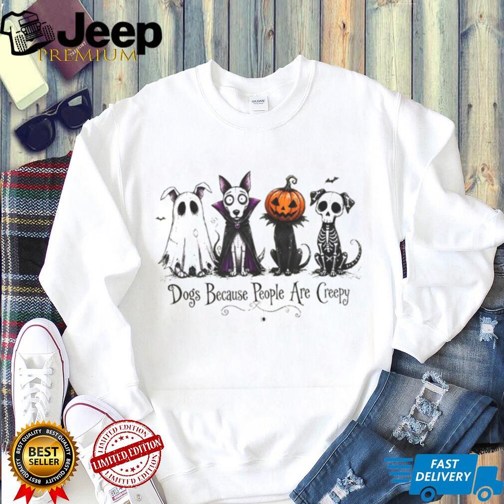 Halloween Spooky Dog Ghost Vampire Pumpkin Skeleton Shirt