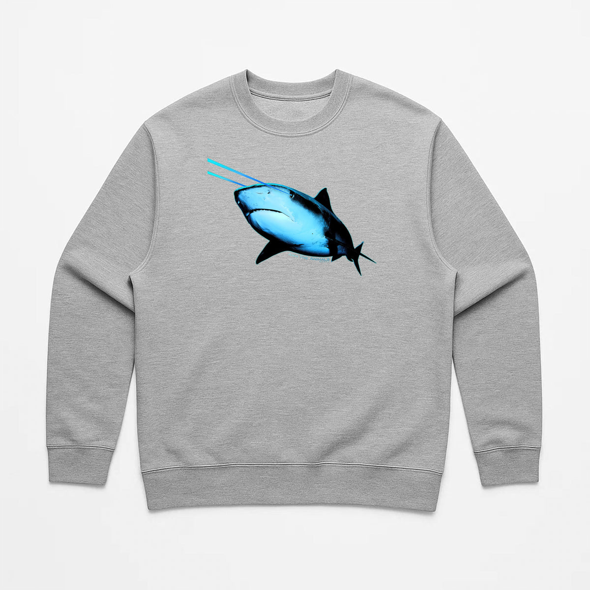 Unisex | Laser Eye Shark | Crewneck Sweatshirt