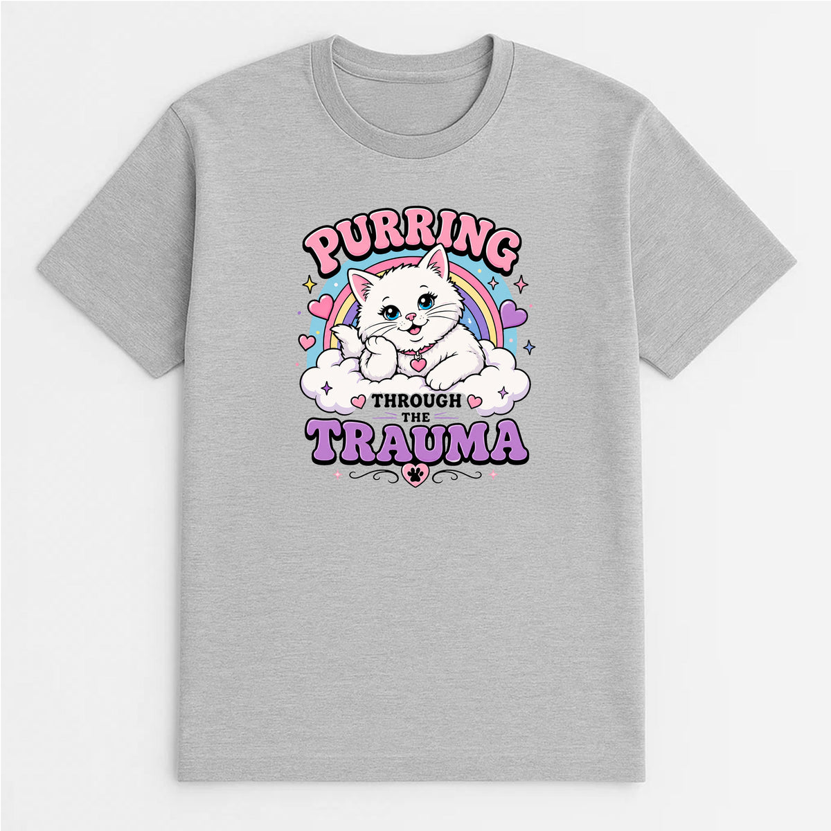 Unisex | Purring Through Trauma | Tee