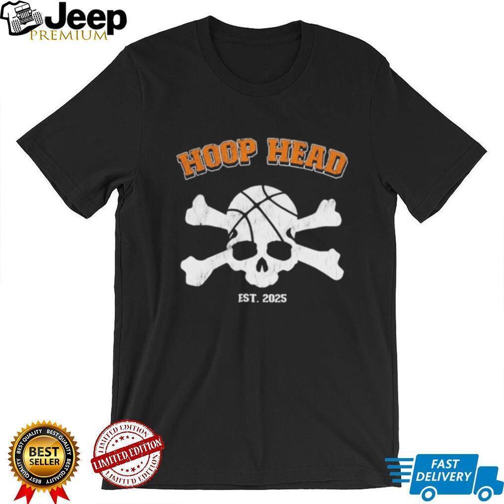 Hoop Head Est 2025 Basketball Skull hoops shirt