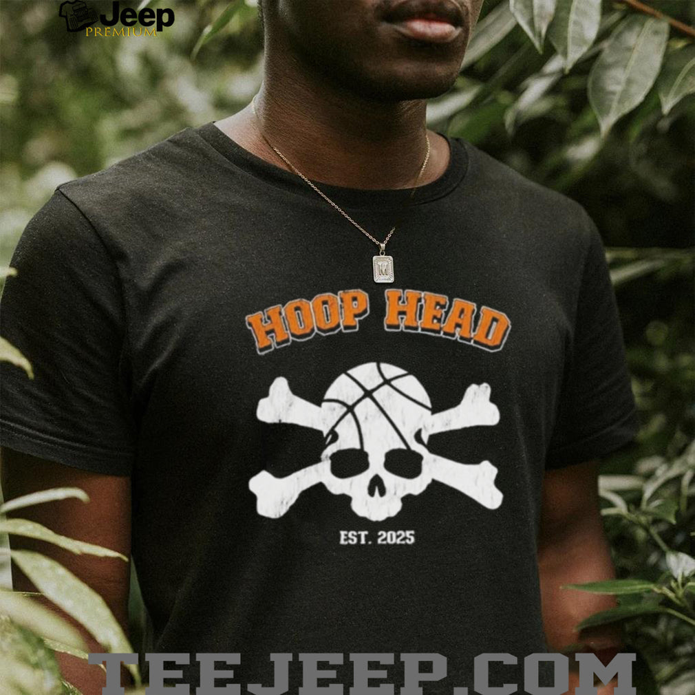 Hoop Head Est 2025 Basketball Skull hoops shirt