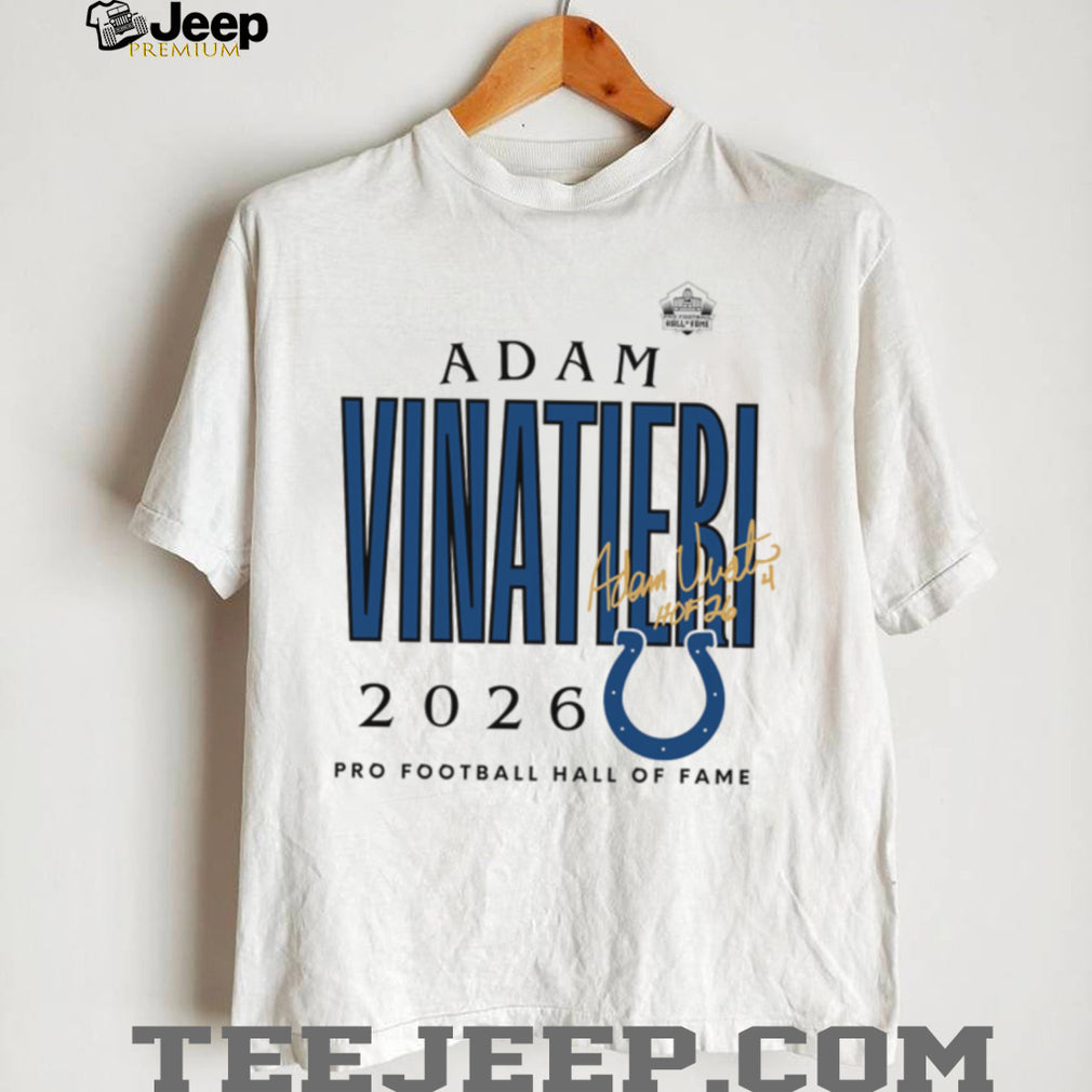 Indianapolis Colts Adam Vinatieri Hall of Fame 2026 Football Shirt