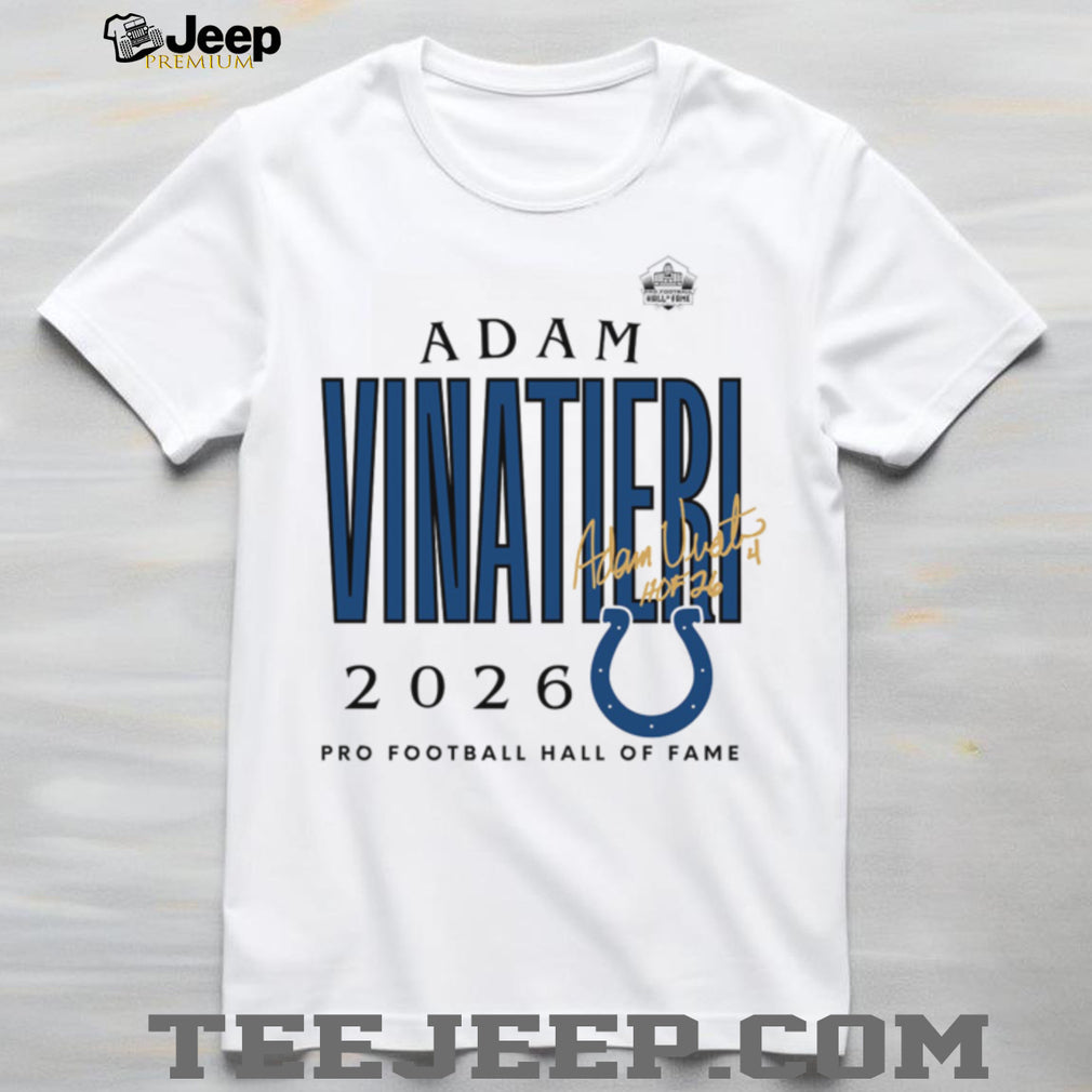 Indianapolis Colts Adam Vinatieri Hall of Fame 2026 Football Shirt