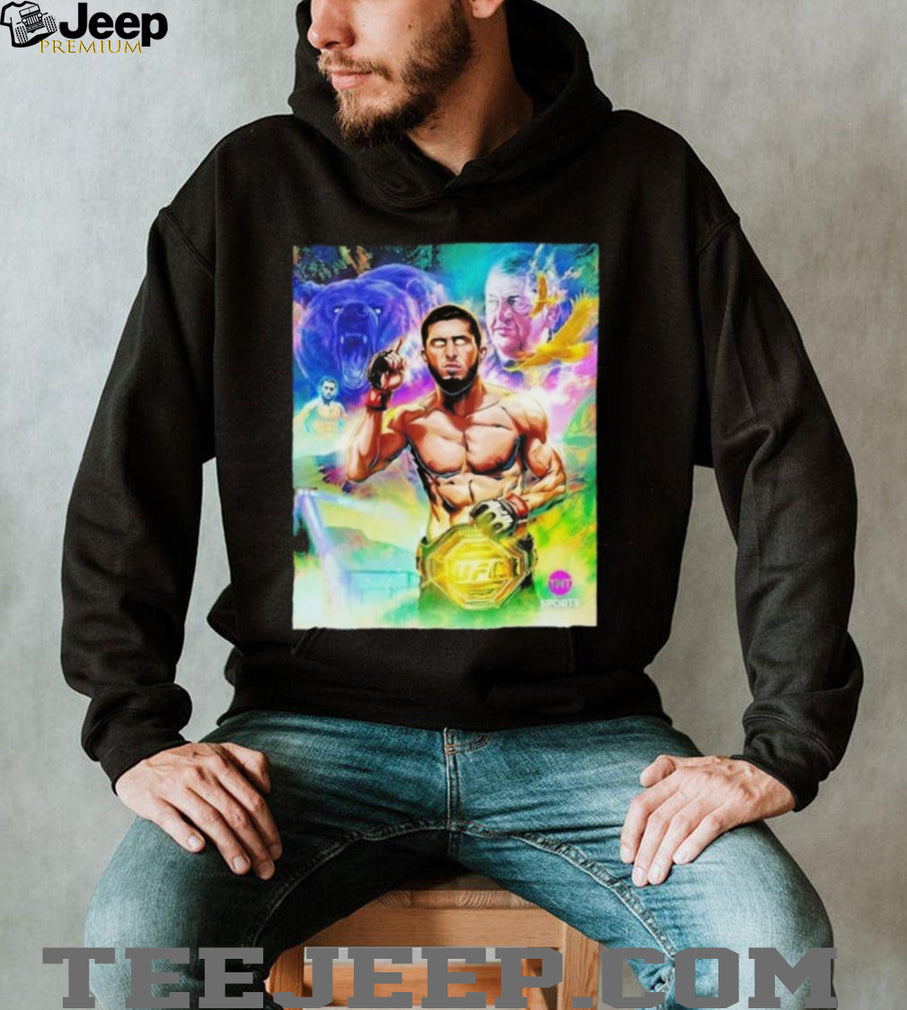 Islam Makhachev UFC Champion Collage MMA shirt