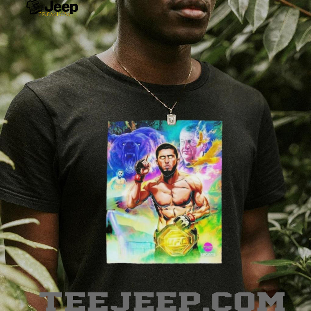 Islam Makhachev UFC Champion Collage MMA shirt