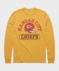 Kansas City Chiefs Throwback Helmet Long Sleeve Tee