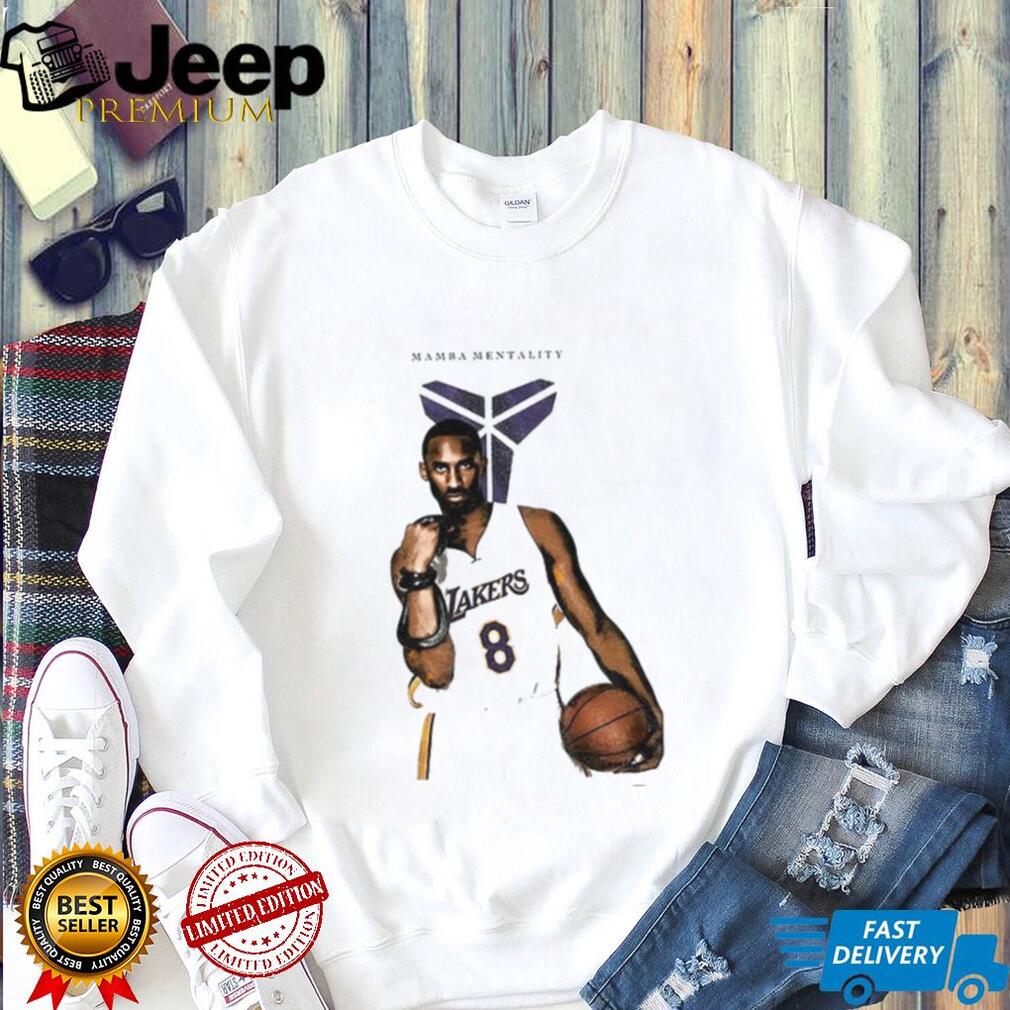 Kobe Bryant Los Angeles Lakers basketball Mamba Mentality 8 player shirt