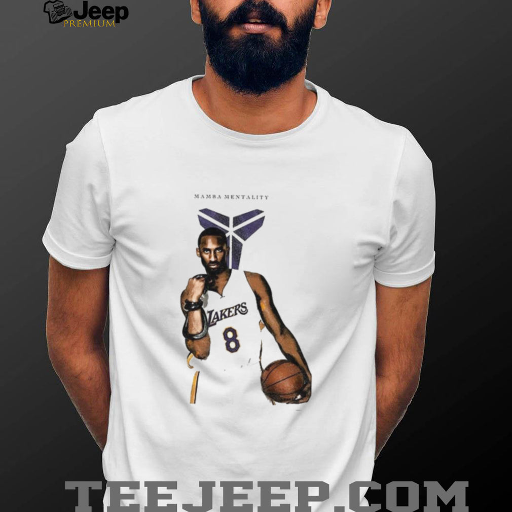 Kobe Bryant Los Angeles Lakers basketball Mamba Mentality 8 player shirt