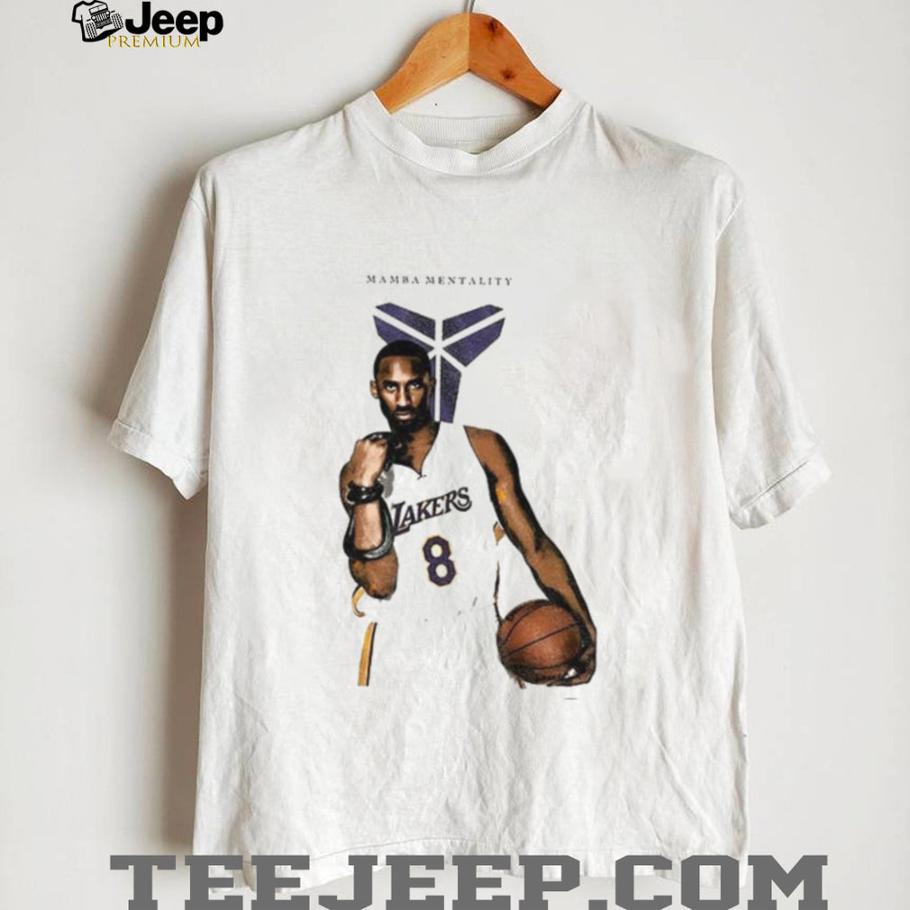 Kobe Bryant Los Angeles Lakers basketball Mamba Mentality 8 player shirt
