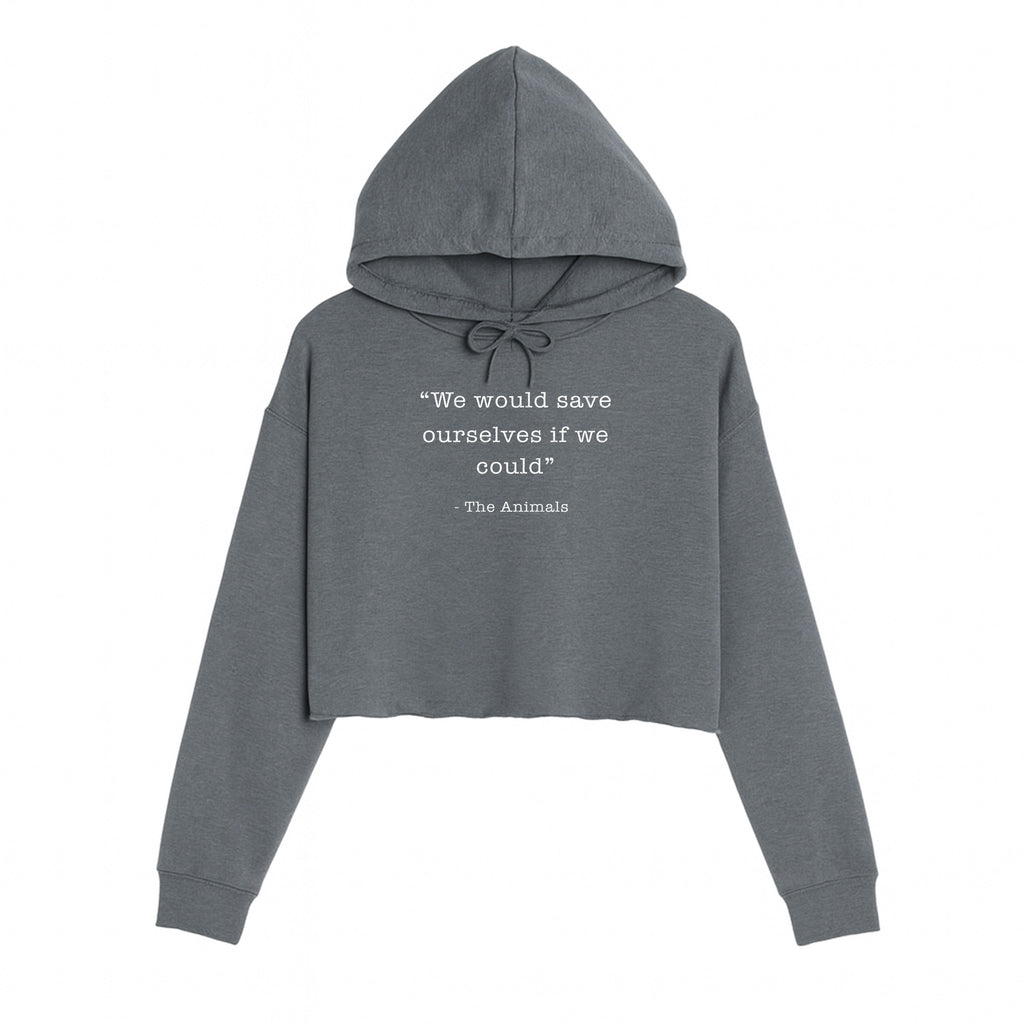 Women's | Save Ourselves | Crop Hoodie