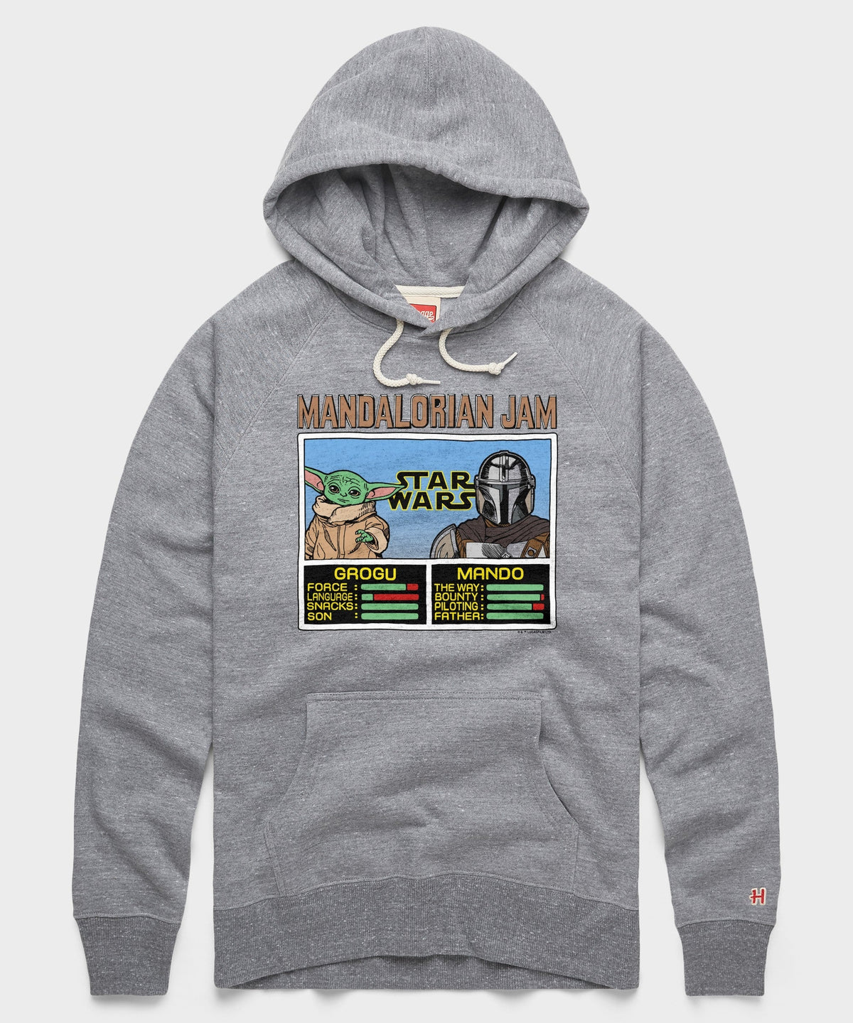 Mandalorian Jam Grogu And Mando Hoodie