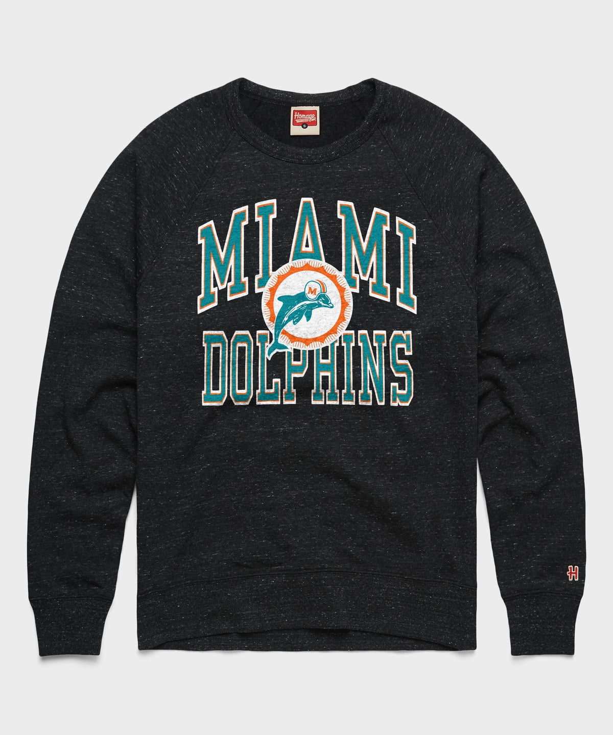 Miami Dolphins Arch Crewneck
