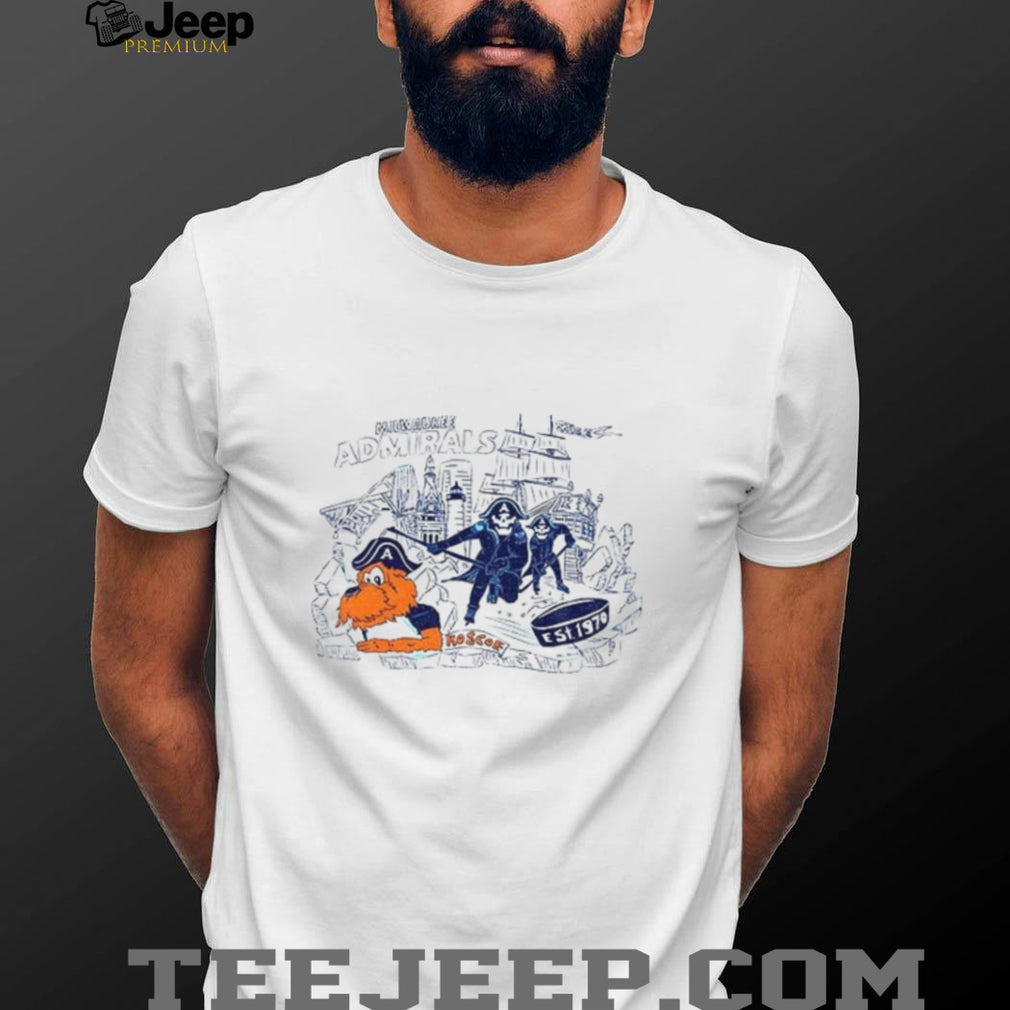 Milwaukee Admirals Roscoe est 1970 hockey shirt