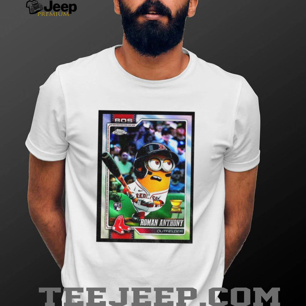 Minions MLB 2025 26 Roman Anthony baseball card shirt