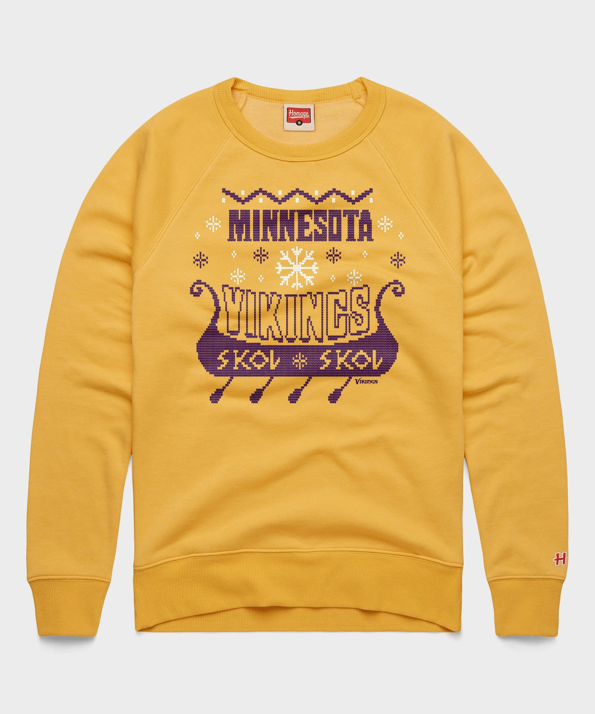 Minnesota Vikings Holiday Crewneck