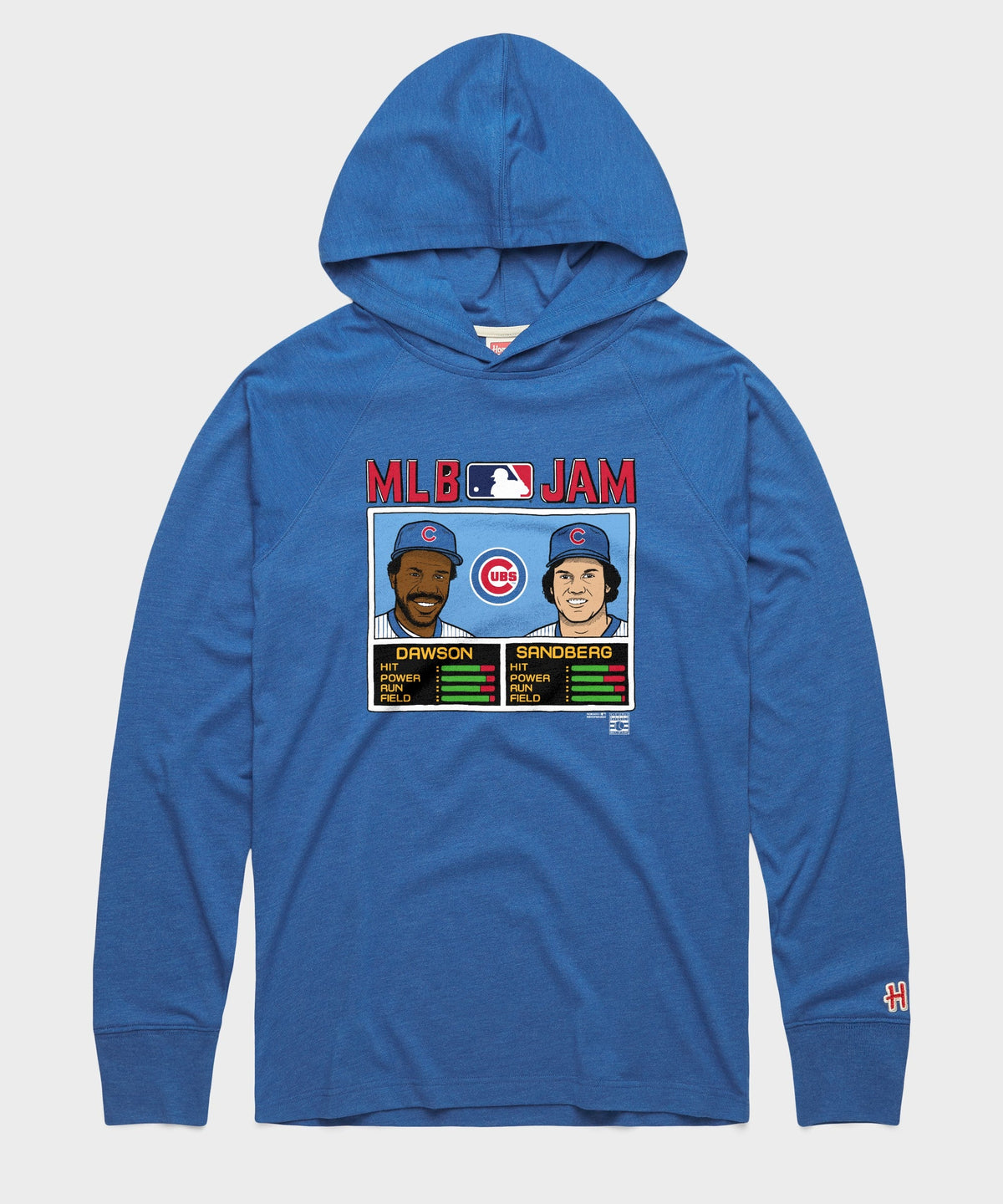 MLB Jam Cubs Dawson And Sandberg Lightweight Hoodie