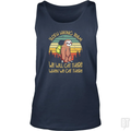 Funny Sloth Hiking Team Tank Top