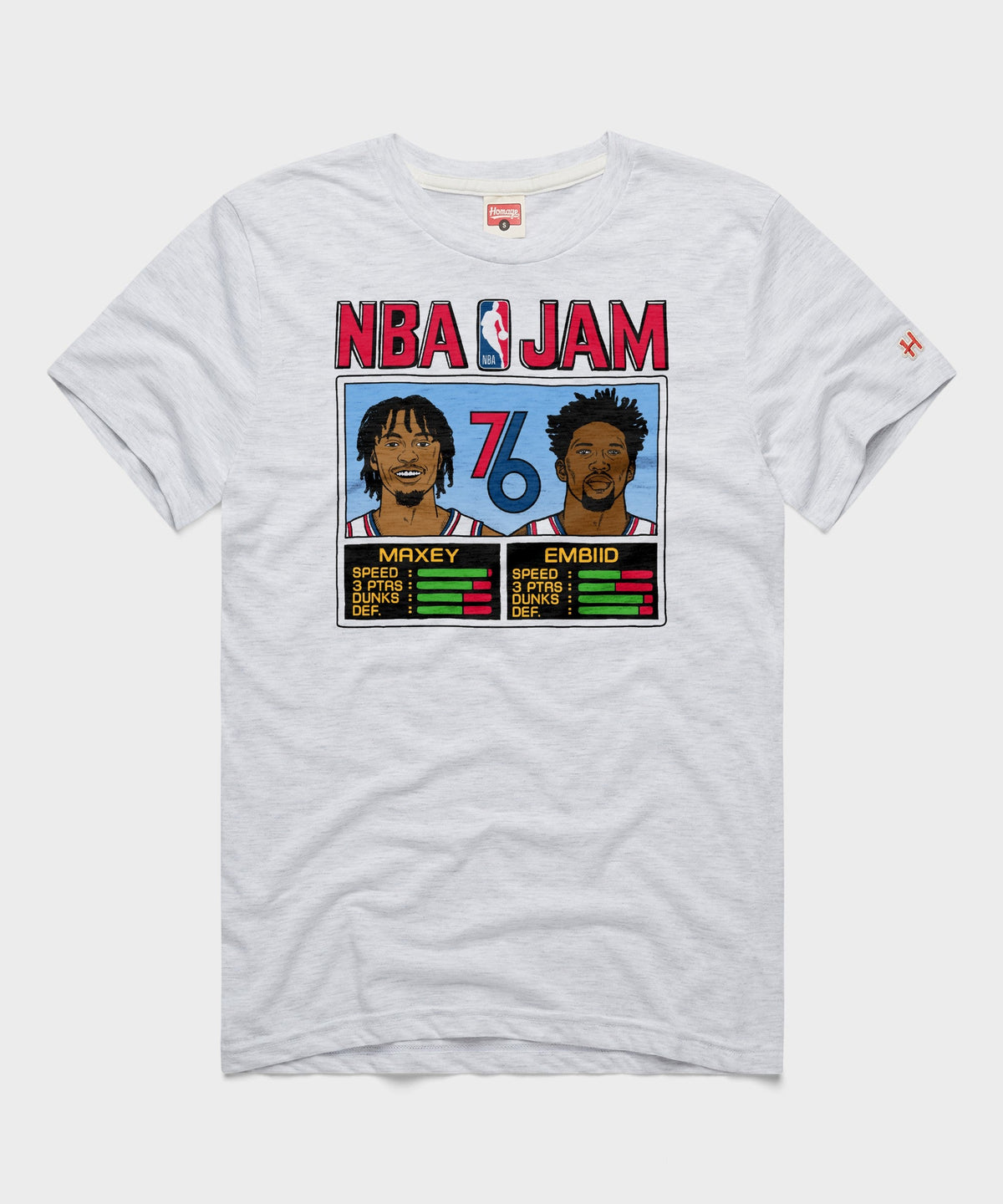 NBA Jam 76ers City Maxey And Embiid