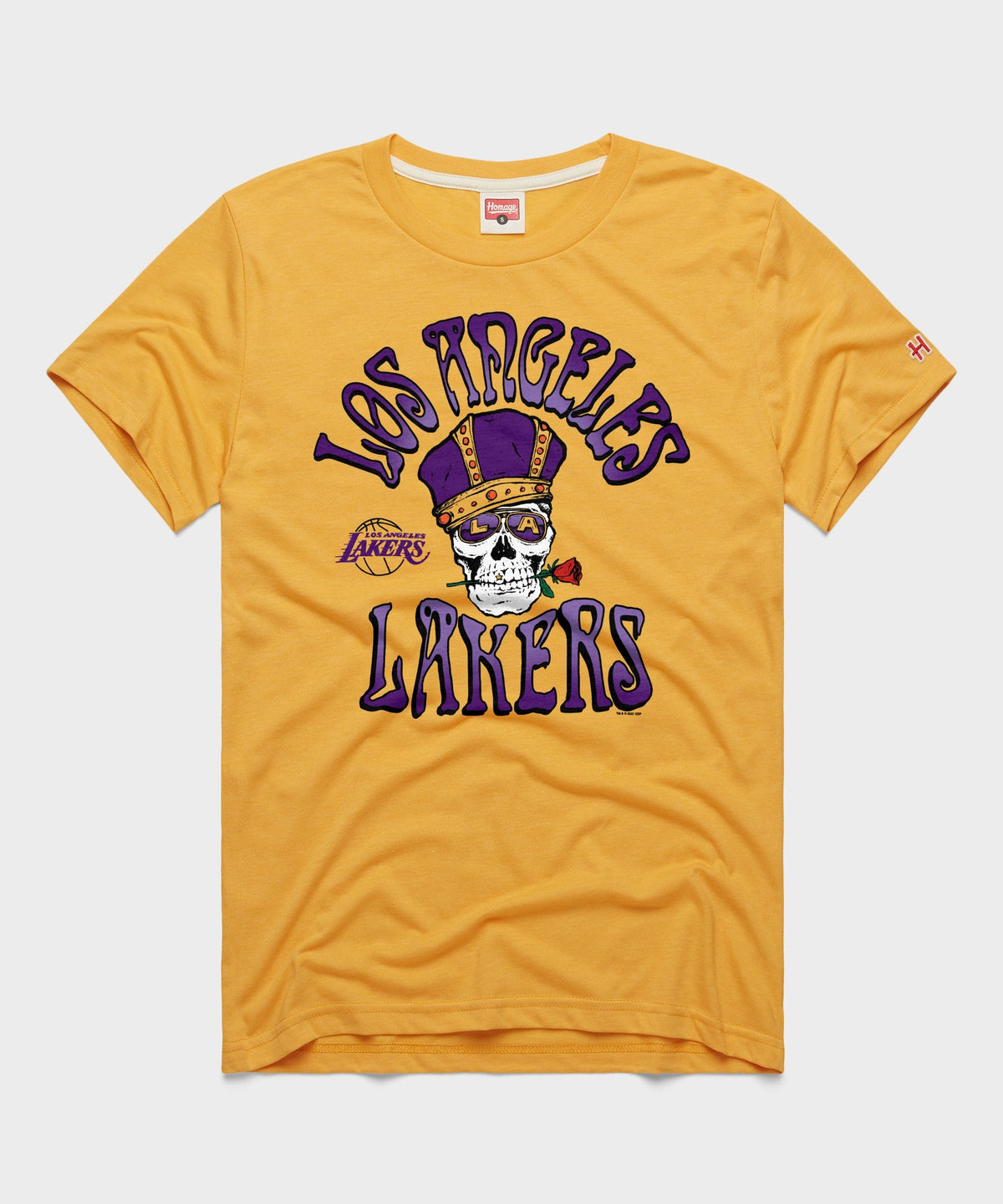 NBA x Grateful Dead x Lakers Skull And Rose