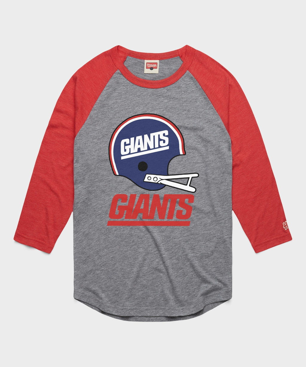 New York Giants Big Helmet Raglan